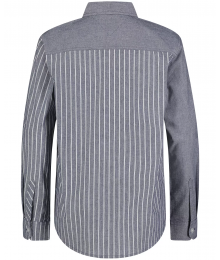 Tommy Hilfiger Grey Chambray Striped And Plain L/S Shirt